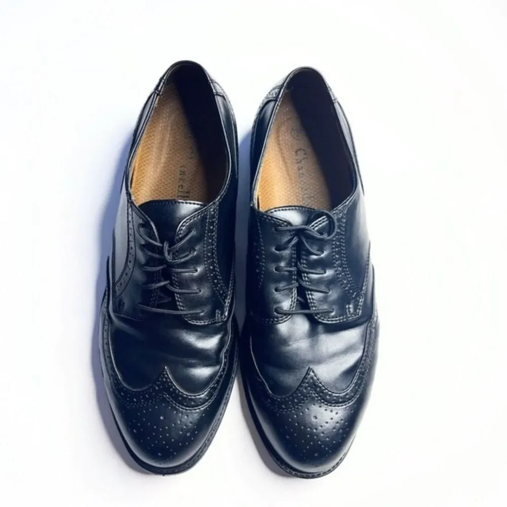 Men's Chancellor’s Men’s black Shoes sizes 13W.
